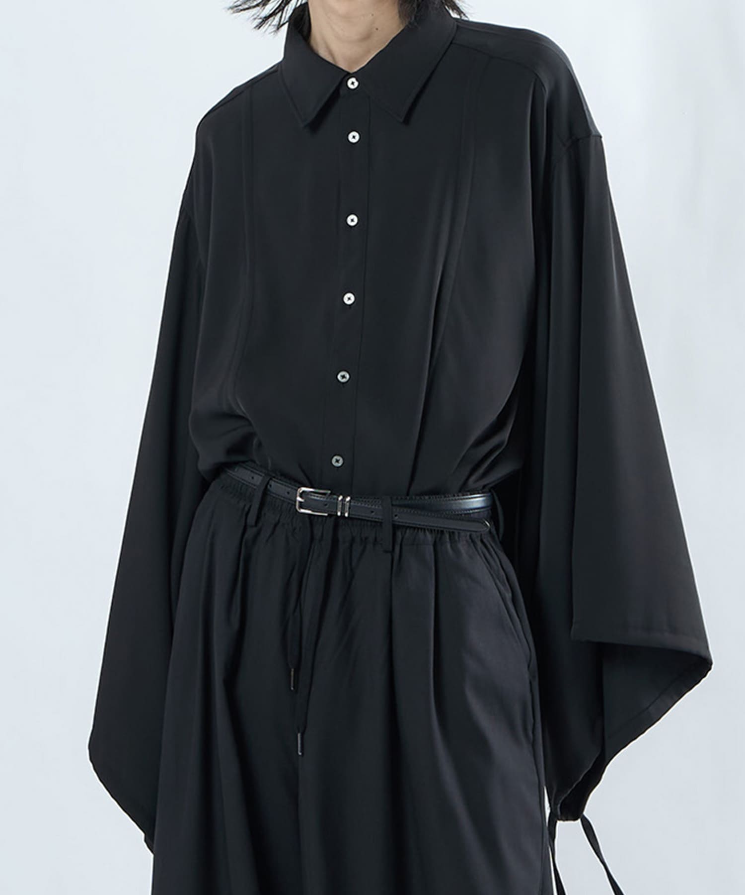 【PREORDER：5/14~】shirring kimono shirt