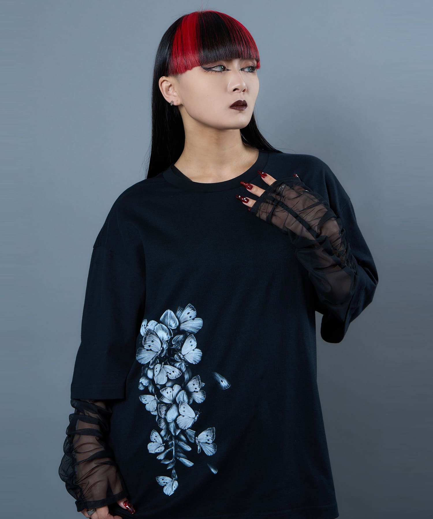 【PREORDER：6/6~】蝶々藤 tee