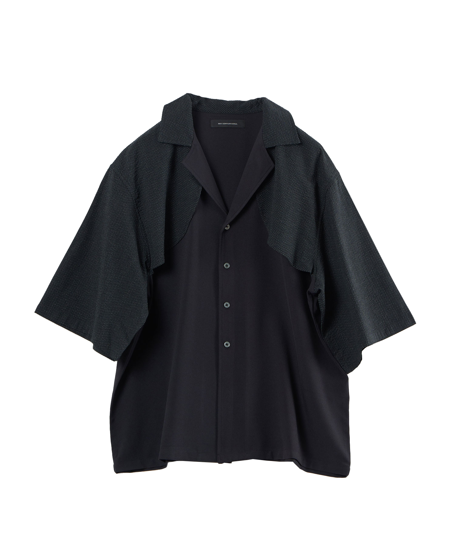 【PREODER：6/20~】flap design open collar shirt