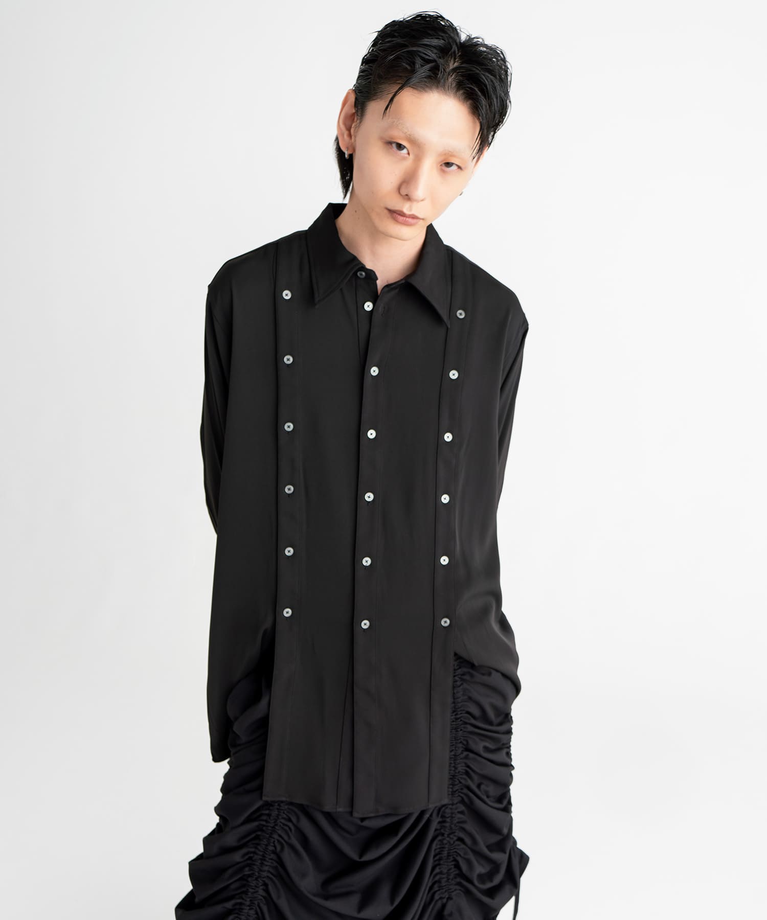 slit button shirts