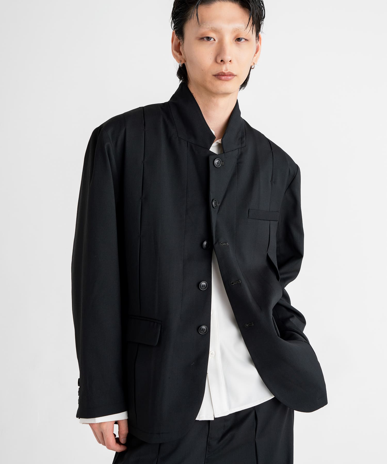 【PREORDER：8/15~】bar tuck design jacket