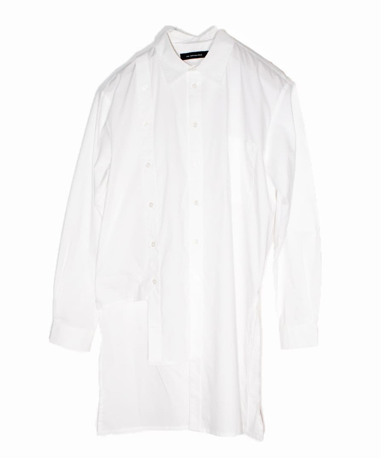 asymmetry button shirts