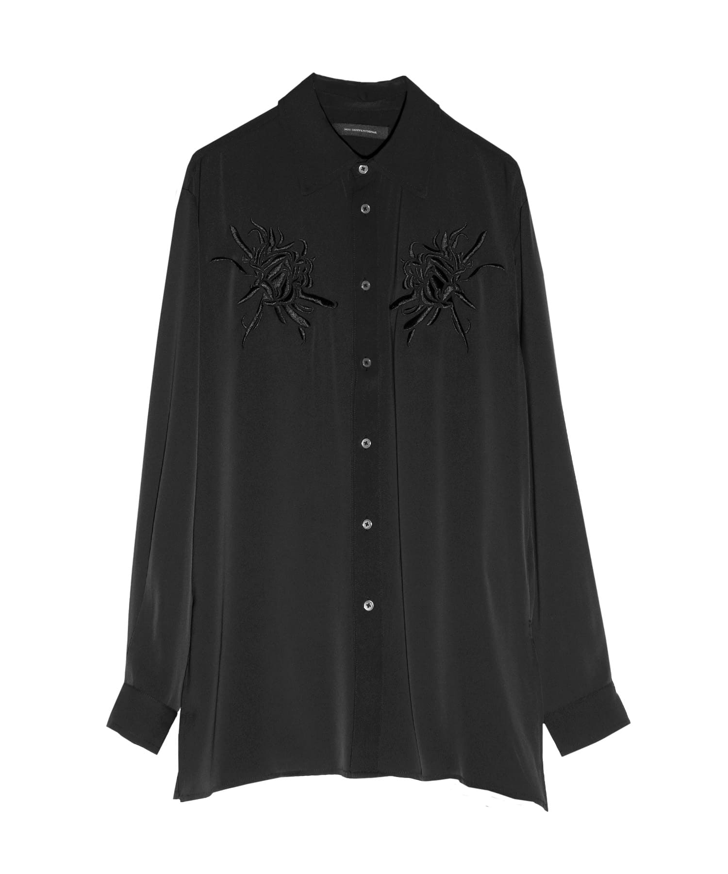 embroidered shirt ”菊”
