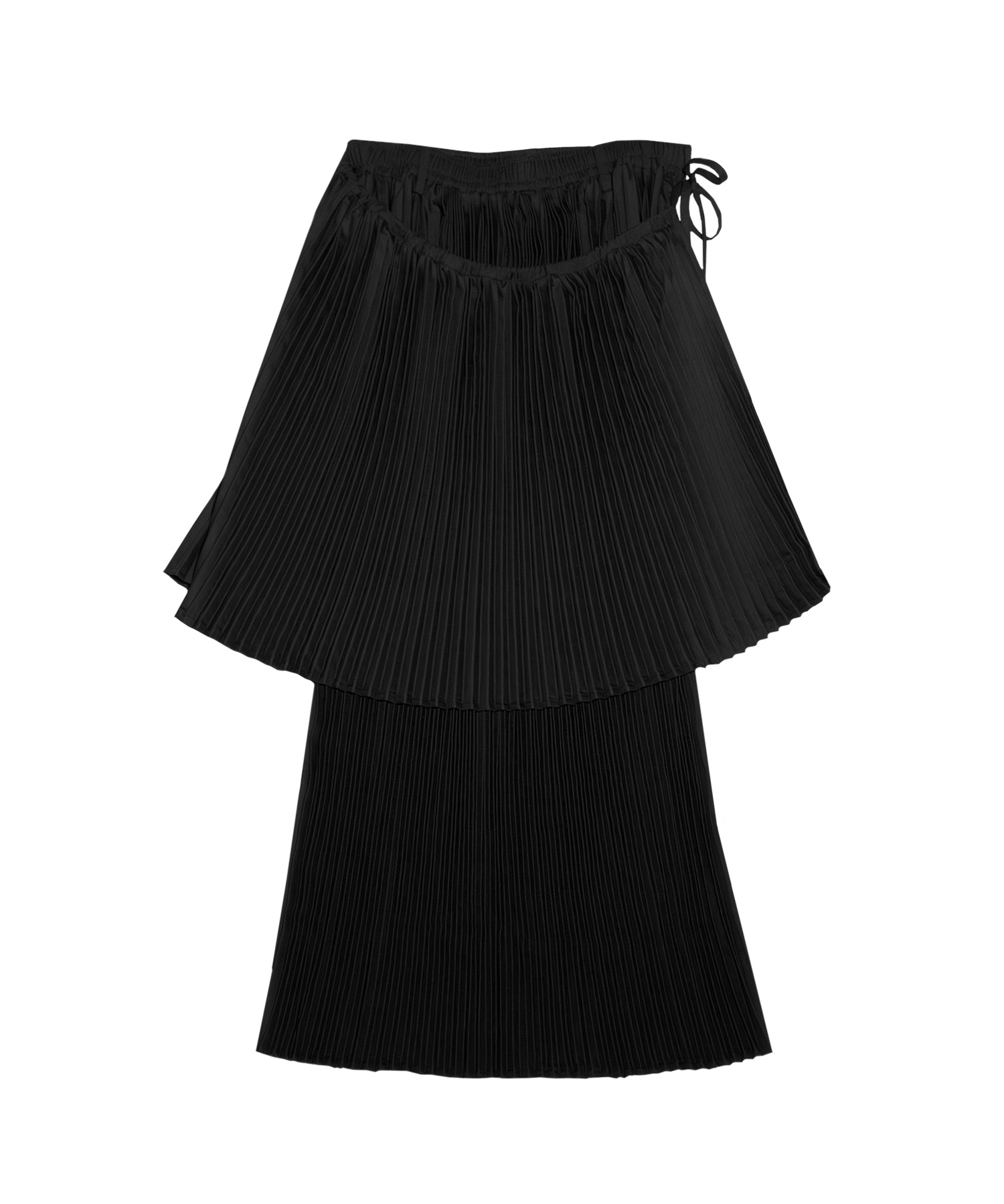 ensemble accordion pleats skirt