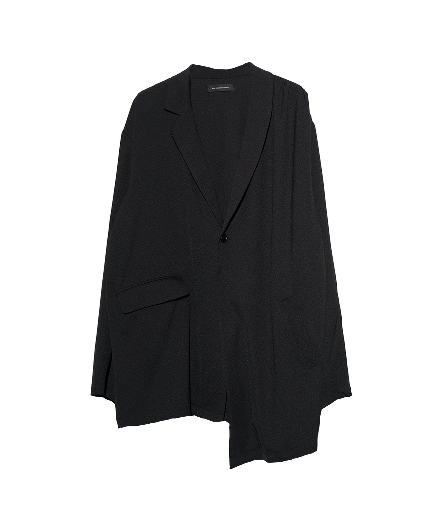asymmetry shirt jacket