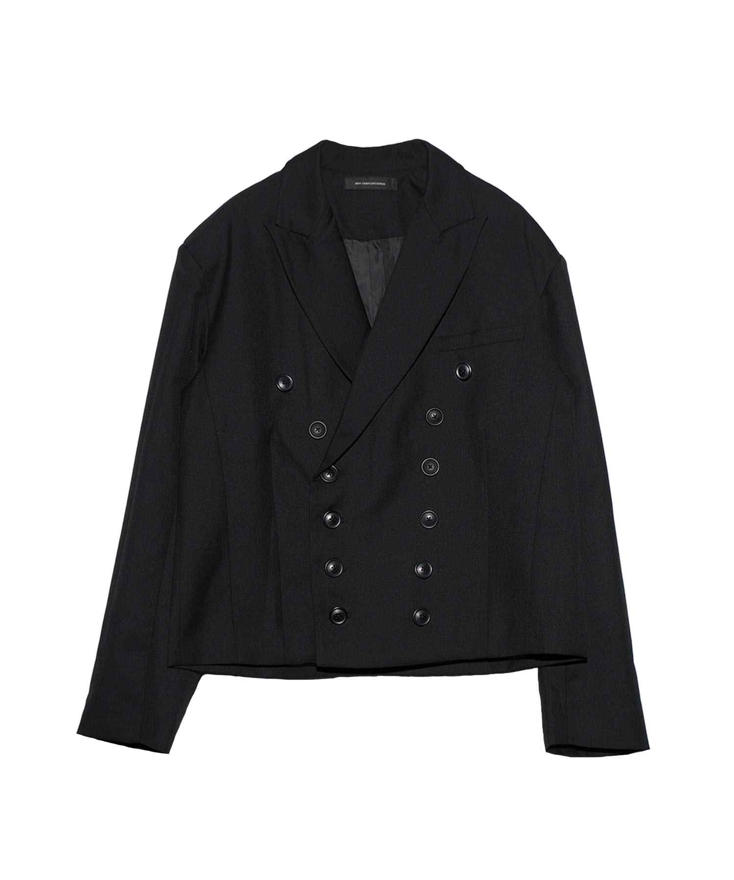 padded shoulder short jacket