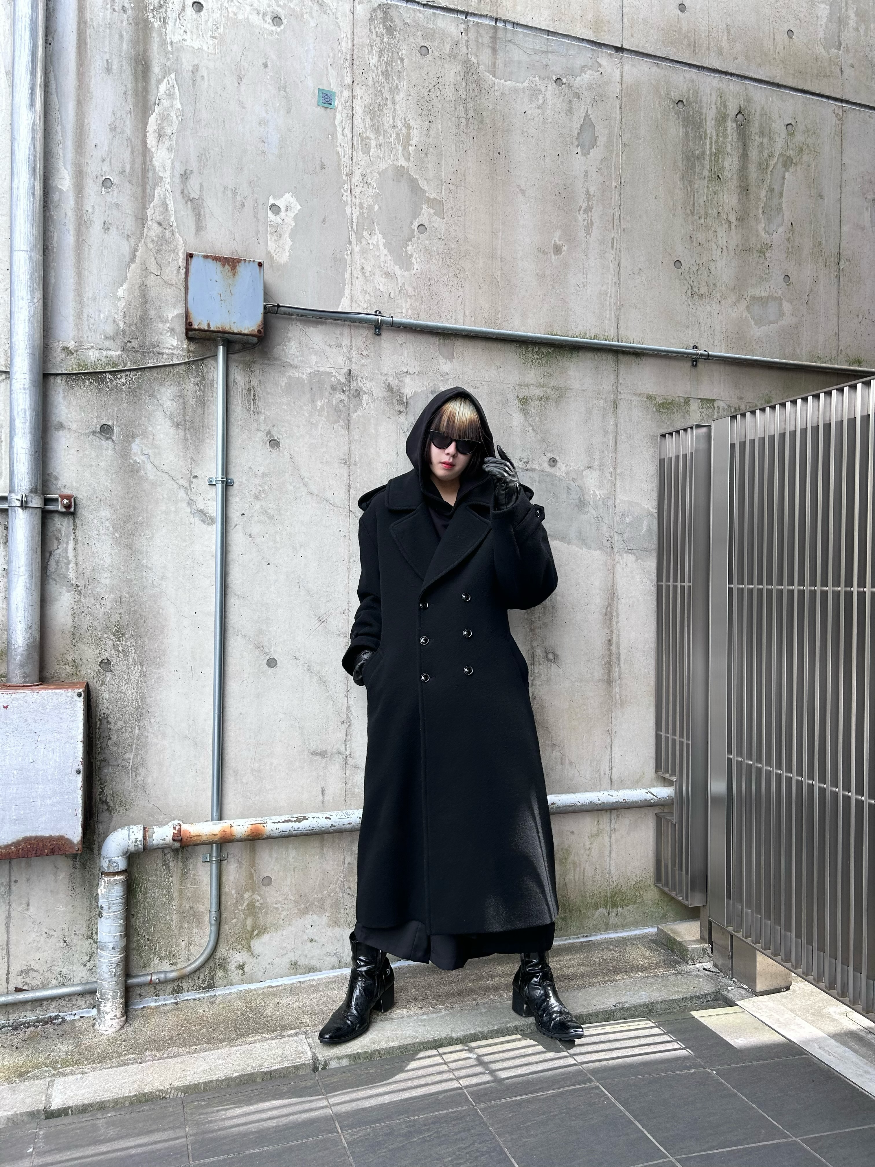 wool trench coat styling