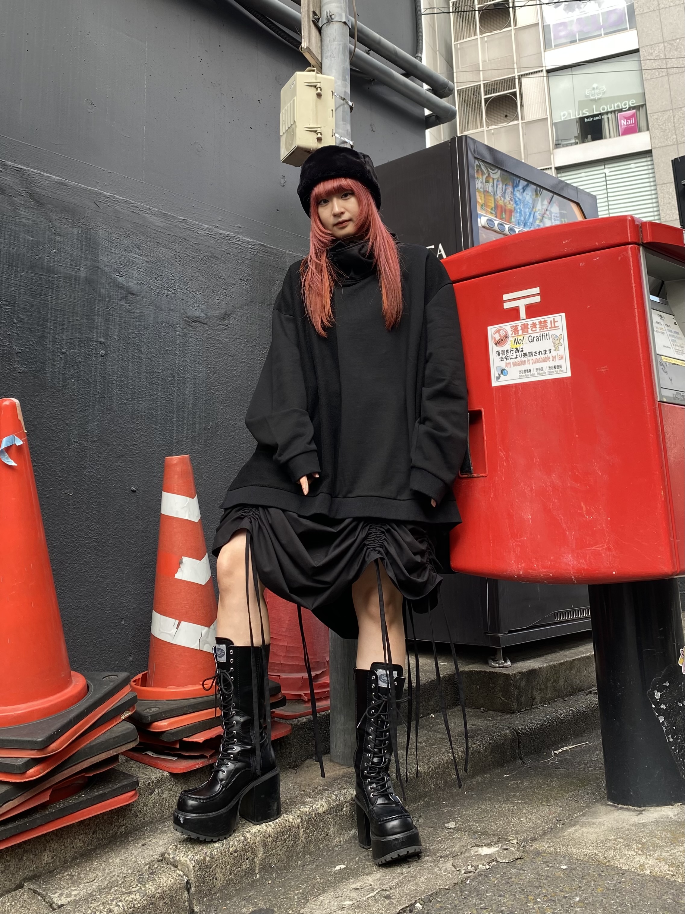 Parker×string skirt