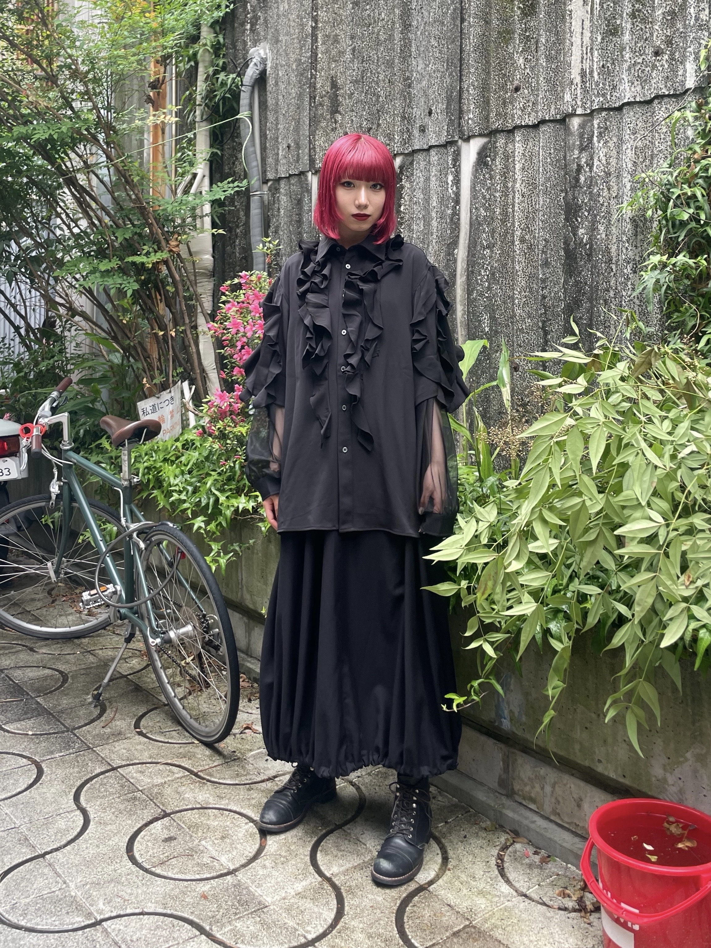 ruffle shirt