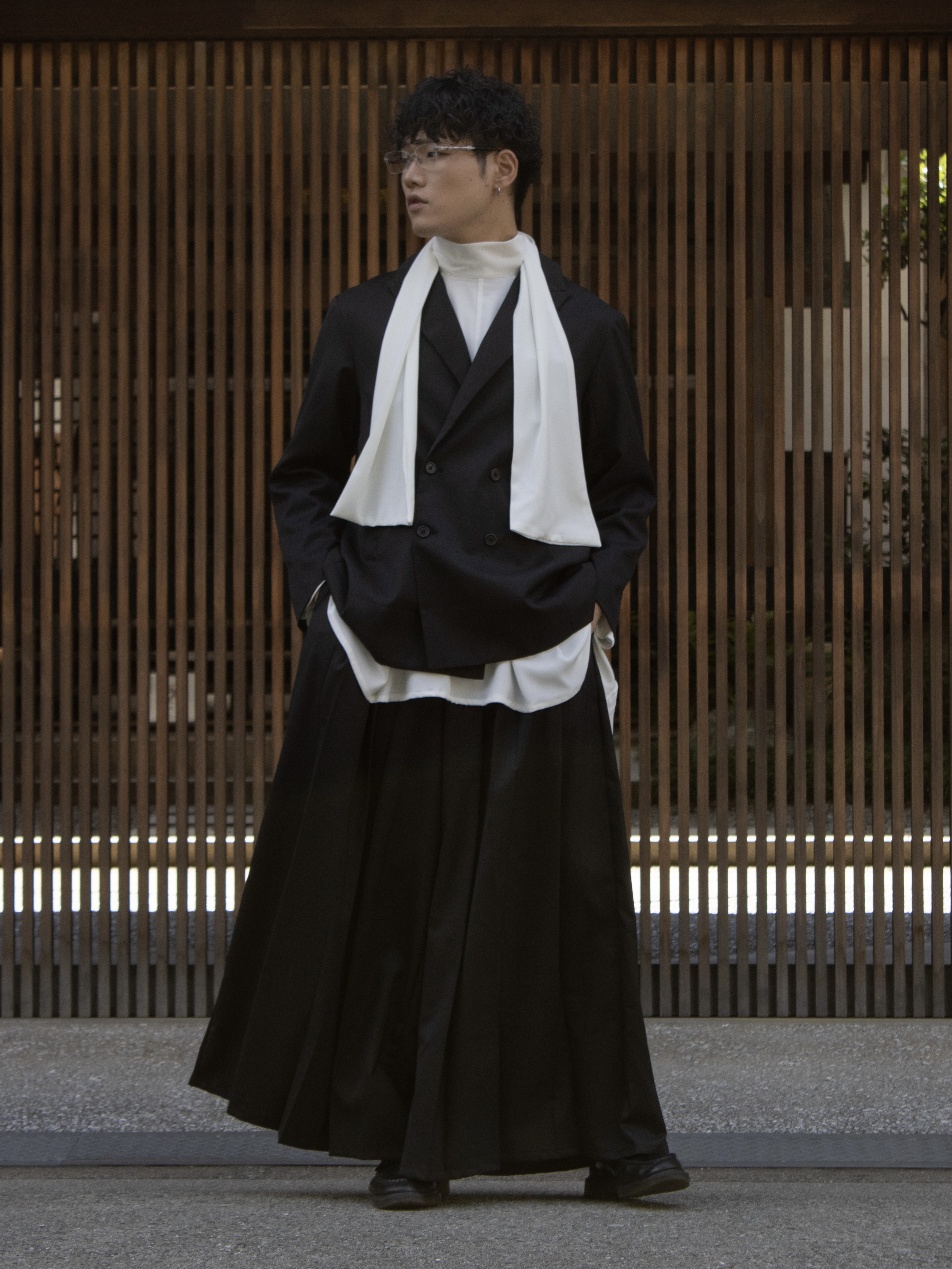 Styled to look like a priest