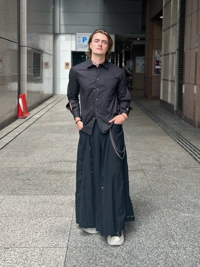 open line button shirt